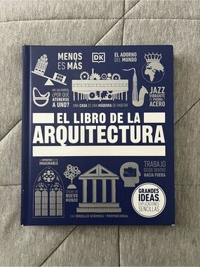 El Libro de la Arquitectura - Navy Blue Coffee Table Book